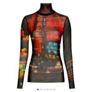 JPG Mesh long sleeve top